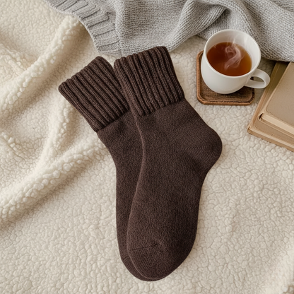 Women's Solid Mid-calf Socks