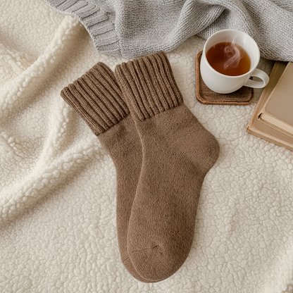 Women's Solid Mid-calf Socks