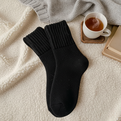 Women's Solid Mid-calf Socks