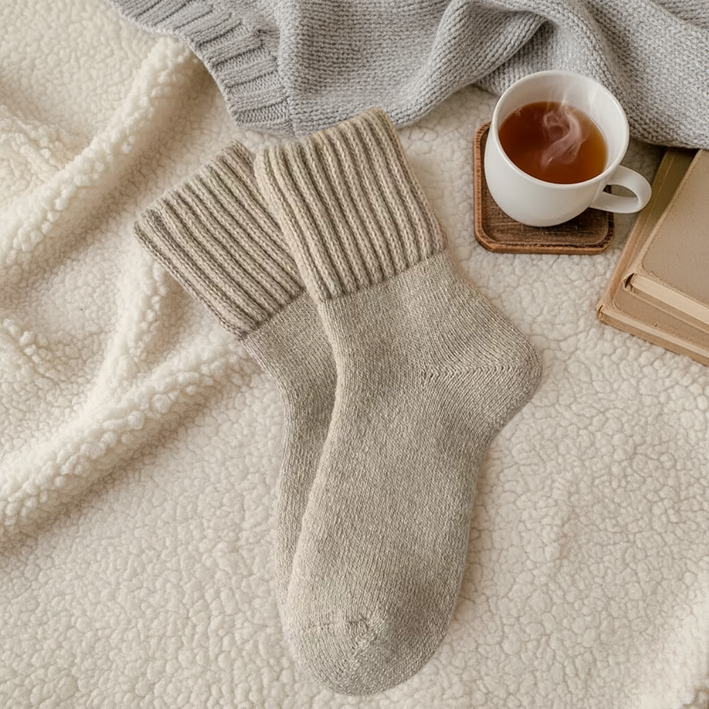 Women's Solid Mid-calf Socks