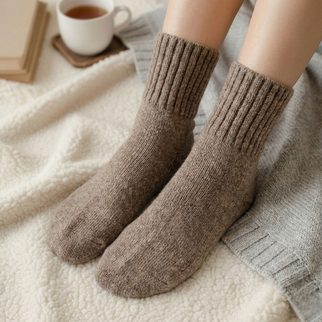 Women's Solid Mid-calf Socks